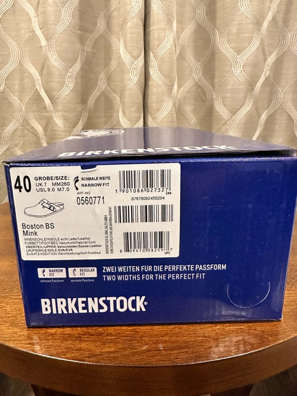 BIRKENSTOCK Boston Mink Tan Suede Leather Clogs - Picture 13 of 15